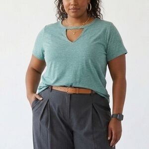 (❌️ Sold) Lane Bryant Teal Top 14/16